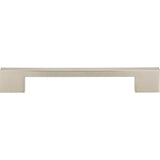 Atlas Homewares Thin Square Pull 7 9/16 Inch (c-c) Brushed Nickel