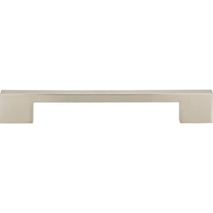 Atlas Homewares Thin Square Pull 7 9/16 Inch (c-c) Brushed Nickel