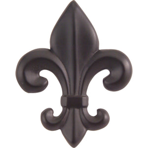 Atlas Homewares Fleur de lys Knob 2 1/4 Inch Aged Bronze