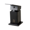 Black Matte 3 Hole Deck Mounted Tub Filler with Hand Held