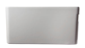 ALFI brand AB539-W White 32" Decorative Lip Apron Double Bowl Fireclay Farmhouse Kitchen Sink