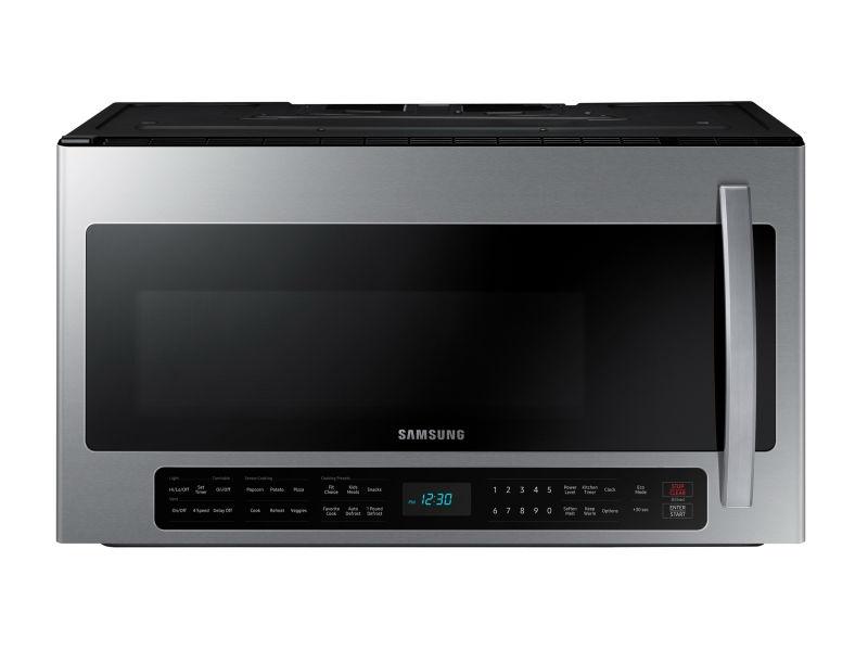 Samsung ME21R7051SS 2.1 CF Over-the-Range Microwave, Sensor Cook, Bottom Controls