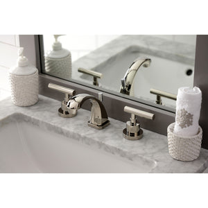Kingston Brass KS4946CML Manhattan 8 in. Widespread Bathroom Faucet, Polished Nickel
