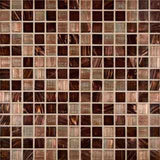 Treasure trail iridescent 12X12 glass mesh mounted mosaic tile THDWG-IR-TT-4MM product shot multiple tiles angle view