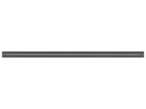 Soho Retro Black Matte Glazed Ceramic 12-Inch Quarter Round