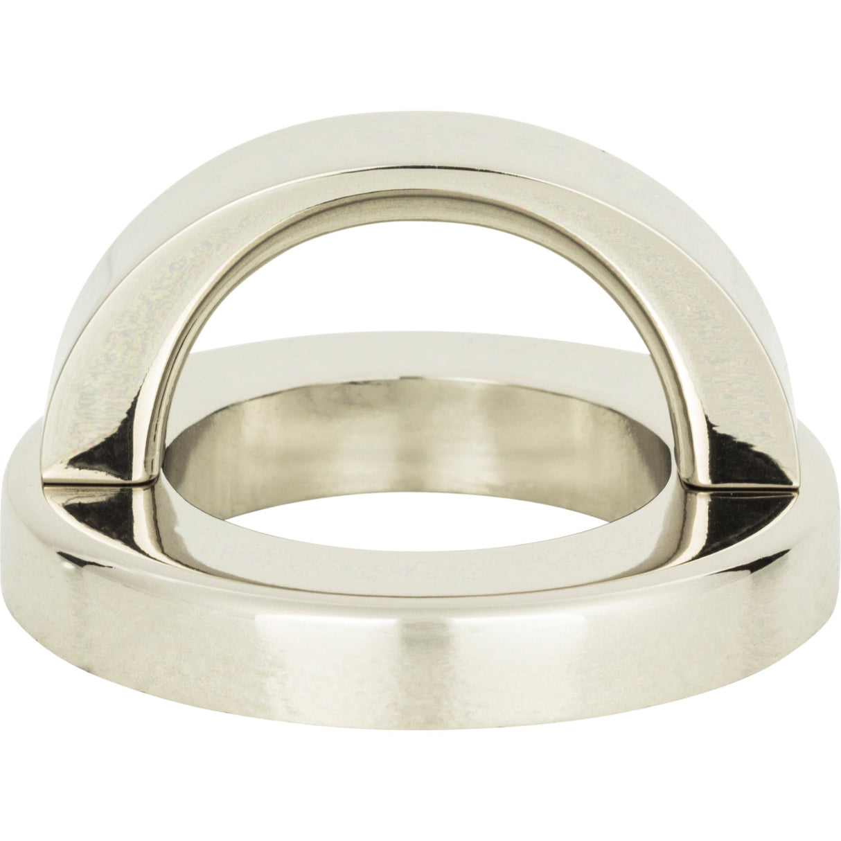 Atlas Homewares Tableau Round Base and Top 1 7/16 Inch (c-c) Polished Nickel