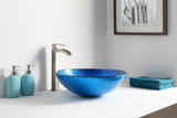 ANZZI LS-AZ027 Clavier Series Vessel Sink in Lustrous Blue