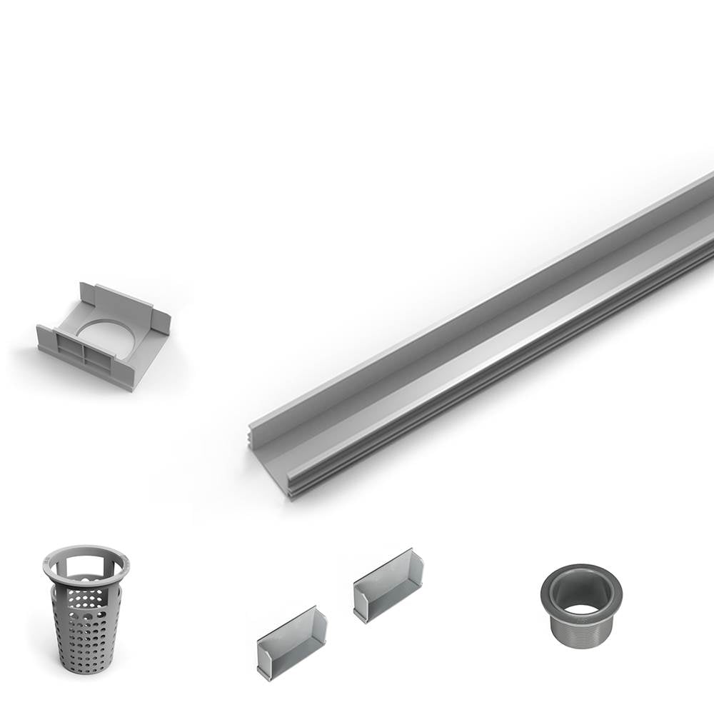 Infinity Drain RG-L 6548 48" PVC Component Only Kit for S-LAG 65, S-LT 65, and S-LTIF 65 series.