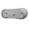 67" White Matte Clawfoot Solid Surface Resin Bathtub