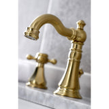 Kingston Brass FSC1973BX Metropolitan Widespread Bathroom Faucet, Brushed Brass