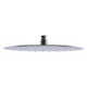 ALFI brand RAIN128-BSS 12" Oval Brushed Solid Stainless Steel Ultra Thin Rain Shower Head
