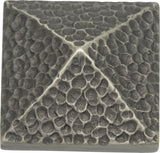 Atlas Homewares Craftsman Square Knob 1 1/4 Inch Pewter