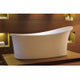 EAGO AM1800  6 ft White Free Standing Air Bubble Bathtub