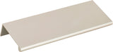 Atlas Homewares Tab Edge Pull 4 5/16 Inch (c-c) Brushed Nickel