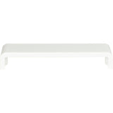 Atlas Homewares Platform Pull 6 5/16 Inch (c-c) High White Gloss