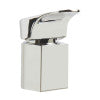 ALFI brand AB2703-PC Polished Chrome Deck Mounted Tub Filler and Round Hand Held Shower Head