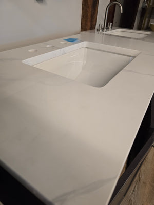 36" Wolf Grey Vanity Set with Pental Quartz Top