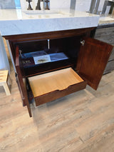 36.5" Fairmont Vanity Set with Ronbow Marble Top and Rohl Faucet