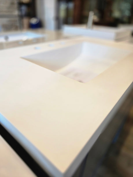 36" Grey Vanity with Composite Counter Top