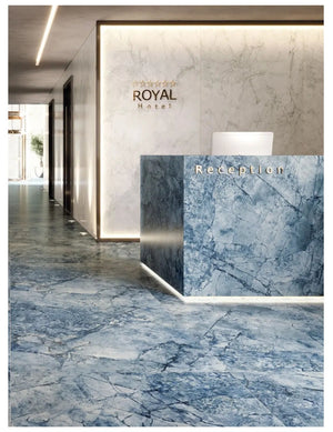 MSI Lambert Glacier 24" x 48" Polished Porcelain Floor and Wall Tile (Case)