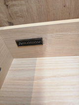 36" Capri Classic Oak Vanity with an Acrylic Basin, Brushed Gold Pfister Faucet, and an *Optional* LED Mirror