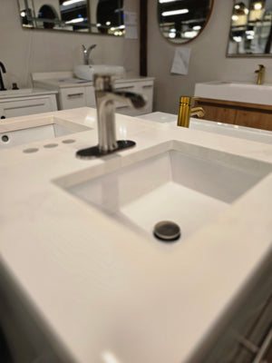 24" Grey Kohler Vanity Set with Waterfall Faucet
