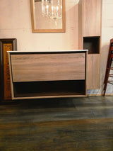39" Avanity Vanity Set with Acrylic Top and Wall-Mounted Cabinet