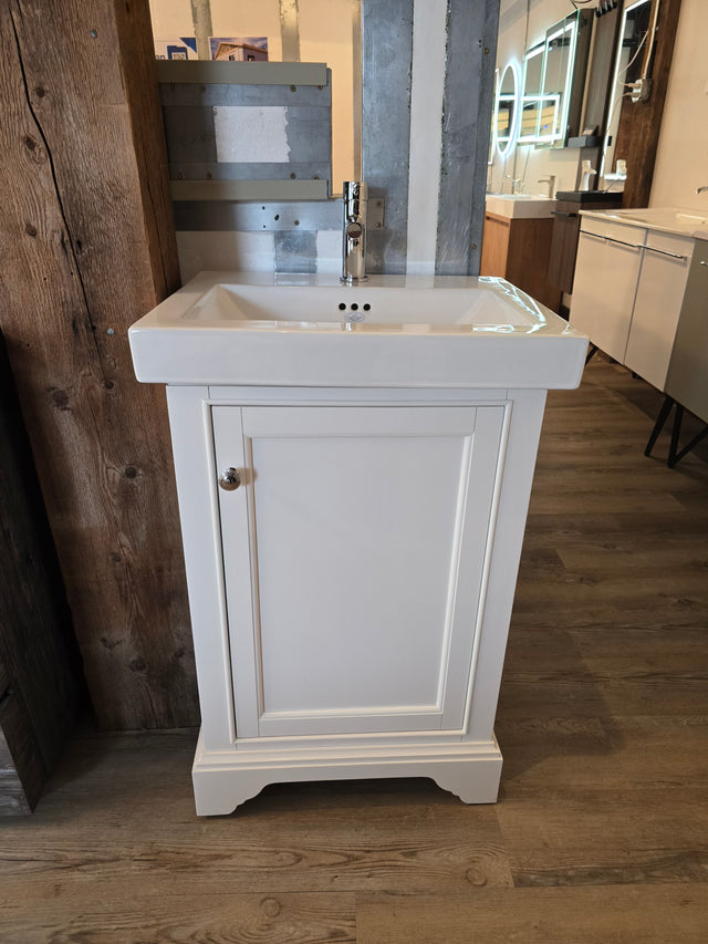 21" Framingham Vanity Set with Faucet and a Custom 24" Ceramic Top