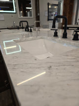 60" Toledo Double Bowl Vanity in Fairmont's Driftwood Grey