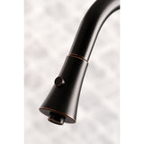 Gourmetier LS8726CTL Continental Single-Handle Pull-Down Kitchen Faucet, Naples Bronze