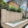 Roman-beige-ledger-panel-6X24-natural-travertine-wall-tile-LPNLTROMBEI624-product-shot-multiple-tiles-angle-view