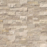 Roman-beige-ledger-panel-6X24-natural-travertine-wall-tile-LPNLTROMBEI624-product-shot-multiple-tiles-angle-view