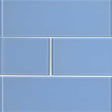 Royal azure 3x6 glossy glass blue subway tile SMOT-GL-T-ROYAZU36 product shot multiple tiles wall view1 #Size_3"x6"