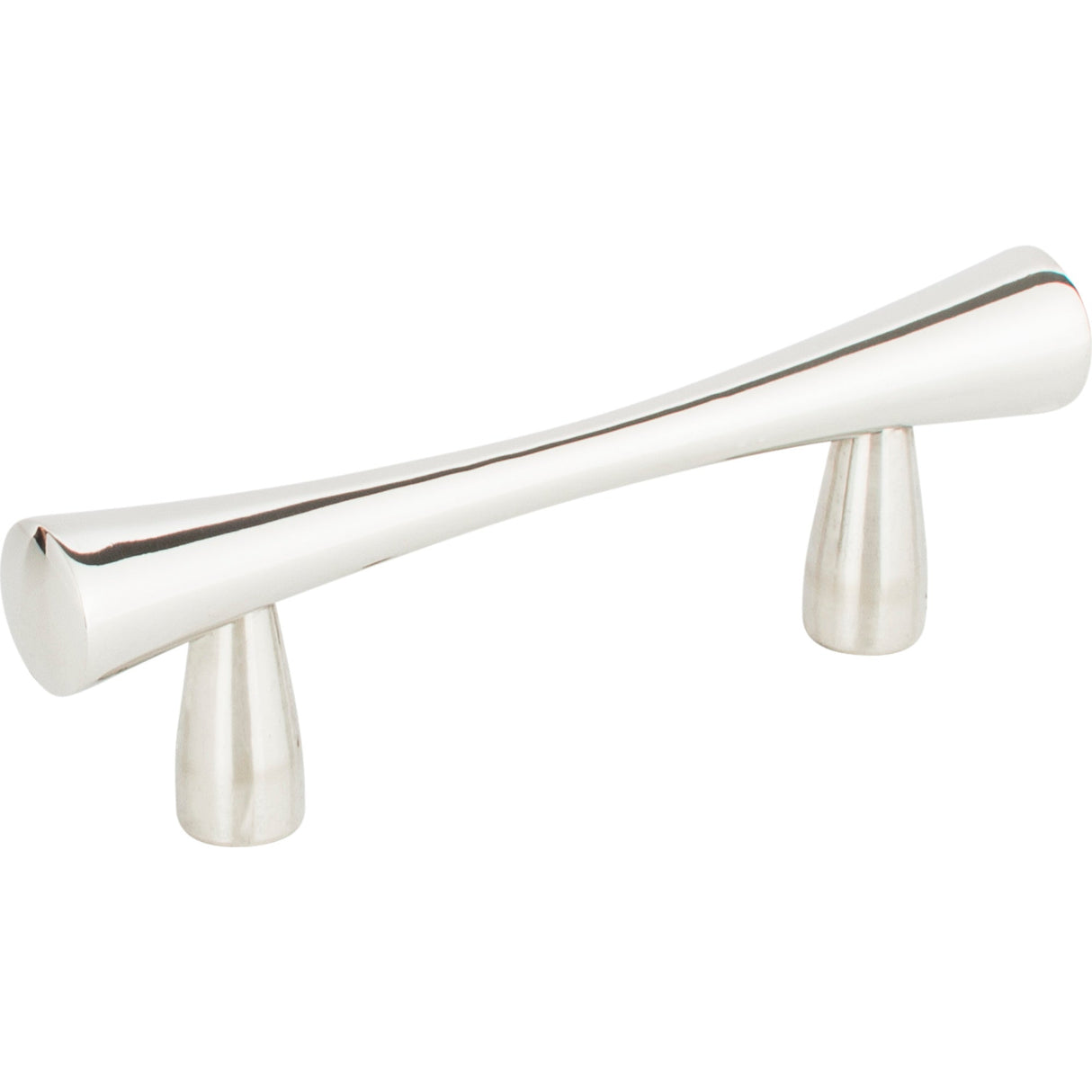 Atlas Homewares Fluted Pull 2 1/2 Inch (c-c) Polished Stainless Steel
