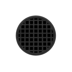 Infinity Drain RQ 5 5” Strainer - Squares Pattern & 2" Throat for RQ 5, RQD 5, RQDB 5