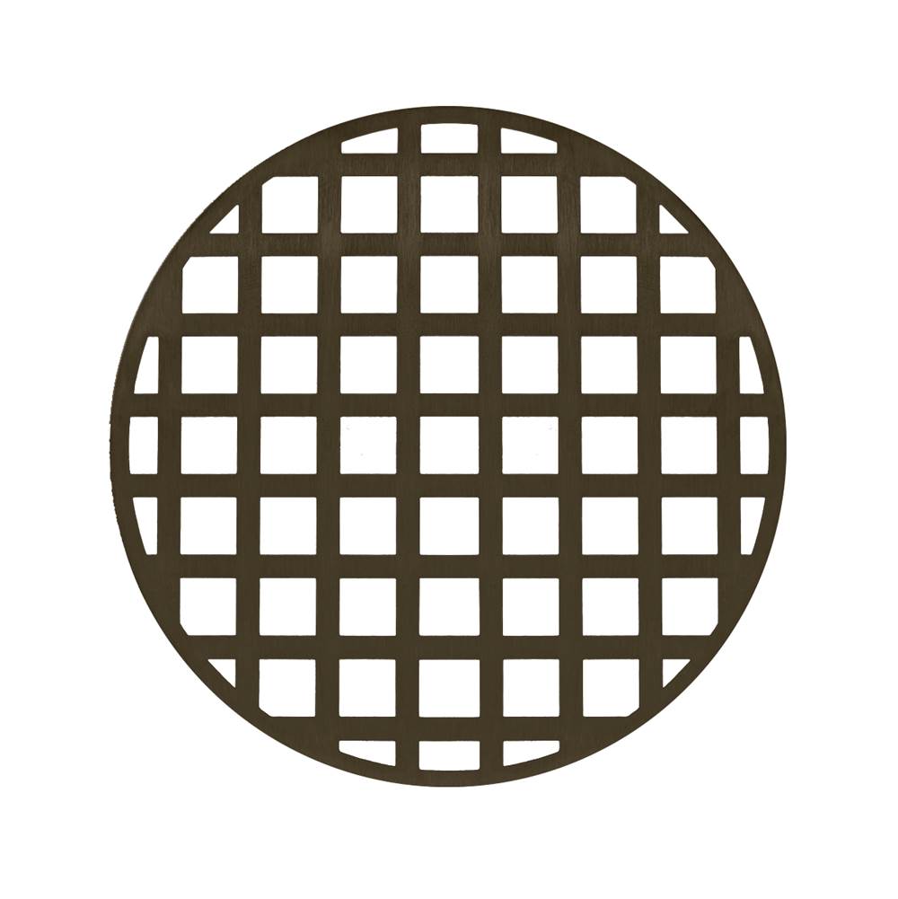 Infinity Drain RQS 5 5” Strainer - Squares Pattern for RQ 5, RQD 5, RQDB 5