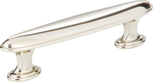 Atlas Homewares Austen Oval Pull 3 Inch (c-c) Polished Nickel
