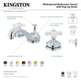Kingston Brass KS1162PX 8 in. Widespread Bathroom Faucet, Polished Brass