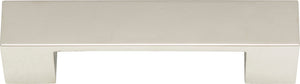 Atlas Homewares Wide Square Pull 3 3/4 Inch (c-c) Polished Nickel