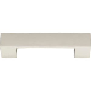 Atlas Homewares Wide Square Pull 3 3/4 Inch (c-c) Polished Nickel