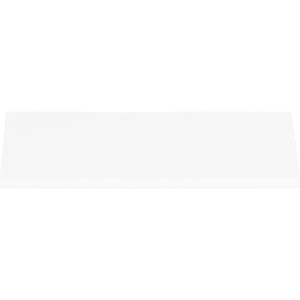 Atlas Homewares Tab Edge Pull 4 5/16 Inch (c-c) High White Gloss