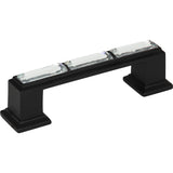 Atlas Homewares Legacy Crystal Pull 3 Inch (c-c) Matte Black