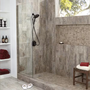 Montagna Rustic Bay 6 in. x 24 in. Glazed Porcelain Floor and Wall Tile (14.53 sq. ft. /case)