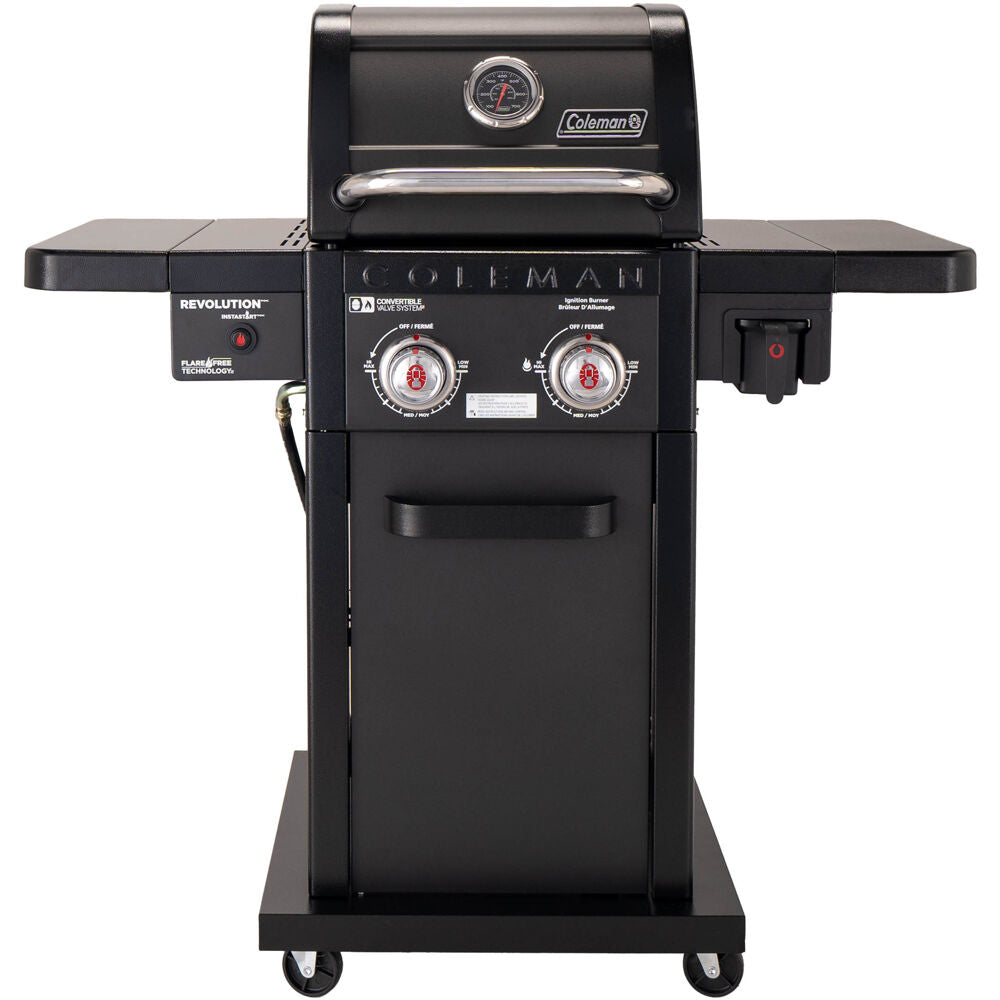 Coleman RV-201BBQ Coleman Revolution 2 Burner BBQ Grill 440 Sq In Cooking Surface