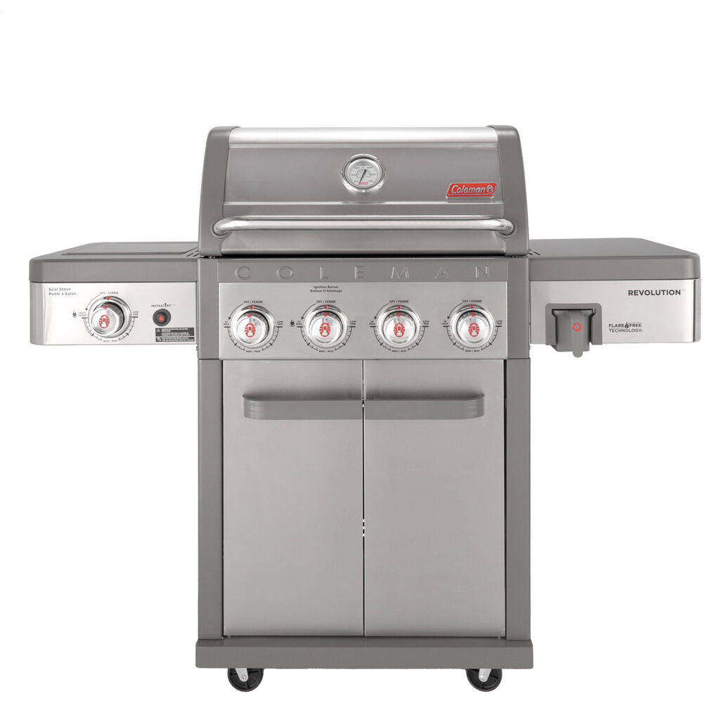 Coleman RV-401BBQ Coleman Revolution 4 Burner BBQ Grill 680 Sq In Cooking Surface