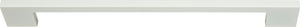 Atlas Homewares Thin Square Pull 11 5/16 Inch (c-c) High White Gloss