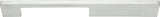 Atlas Homewares Off Center Pulls 7 9/16 Inch (c-c) Matte Chrome