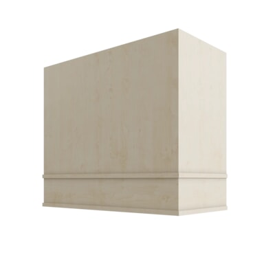 Raw Box Hood Block Trim - 42" W x 30" H