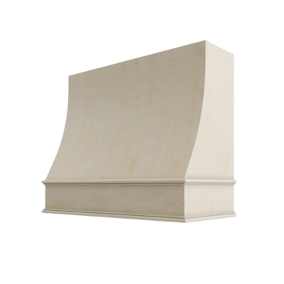 Raw Sloped Hood Classic Trim - 48" W x 30" H