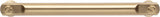 Atlas Homewares Everitt Pull 5 1/16 Inch (c-c) Warm Brass